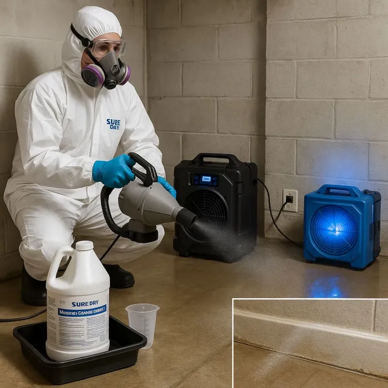 Sanitization and Odor Removal process in Hockessin, DE